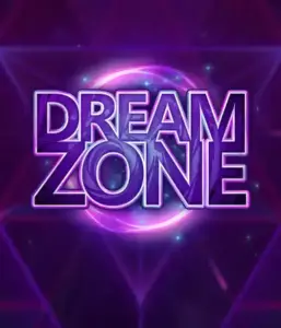 Immerse yourself in the vibrant realm of Dream Zone slot by ELK Studios, highlighting a stunning purple and blue cosmic backdrop with the striking logo illuminated brightly. This image portrays a surreal atmosphere, great for fans of vibrant, abstract graphics, offering a unique adventure.